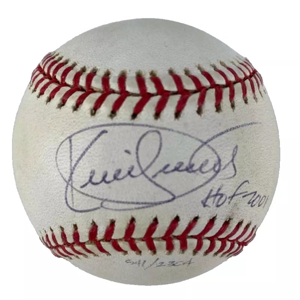 Kirby Puckett Signed Limited Edition OAL Baseball w/ HOF 2001 Inscription (Beckett/BAS)