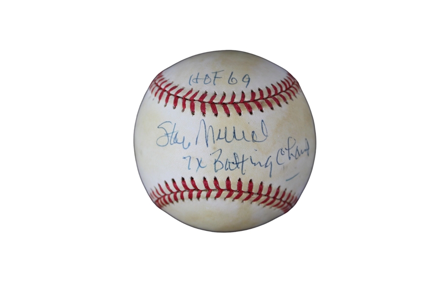 Stan Musial Signed ONL Baseball w/ Inscription (Beckett/BAS)