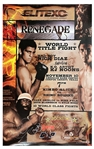 Kimbo Slice Signed Debut 24" x 36" EliteXC World Title Fight Poster (Beckett/BAS)