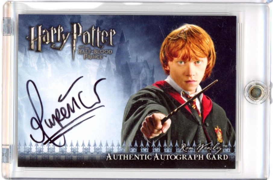 2009 Artbox Harry Potter Half-Blood Prince Autograph Rupert Grint as Ron Weasley (Third Party Guaranteed)