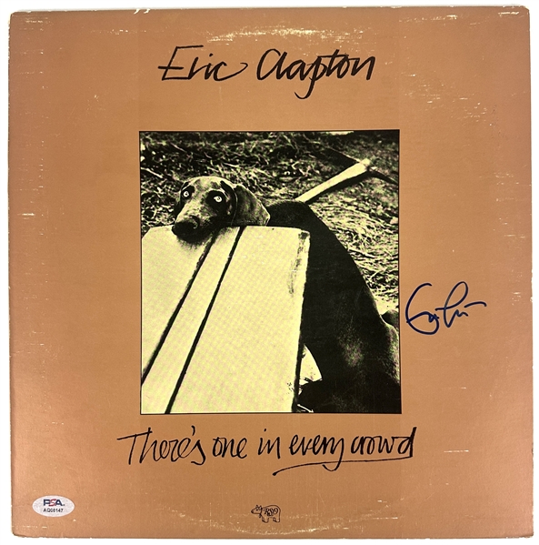 Eric Clapton Signed "Theres One in the Crowd" Record Album (PSA/DNA LOA)