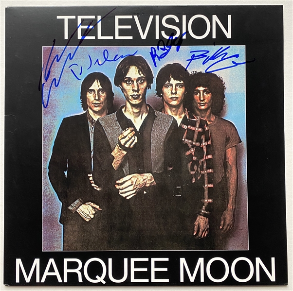 Television In-Person Group Signed “Marquee Moon” Record Album (4 Sigs) (JSA Authentication)(Ulrich Collection)