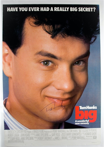 Tom Hanks In-Person Signed Full-Sized “Big” Poster (JSA Authentication)(Ulrich Collection)