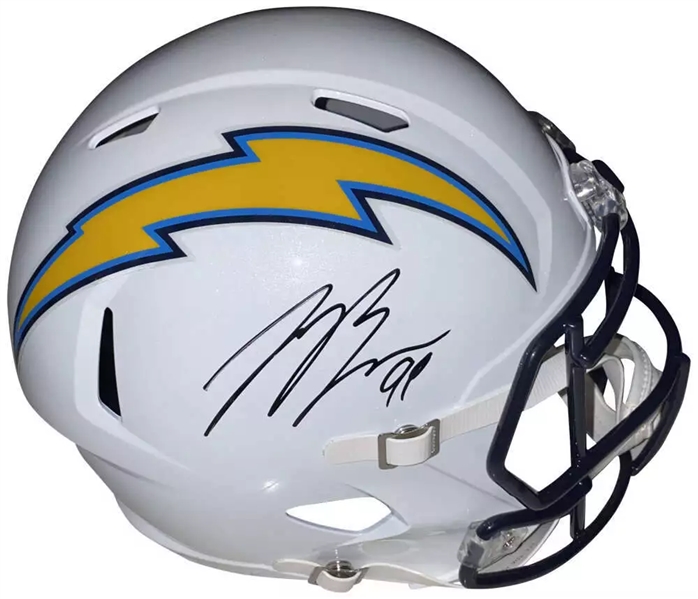 Joey Bosa Signed Chargers Replica Full Size Helmet (JSA)