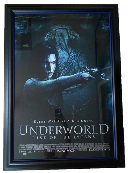 Rhona Mitra Signed "Underworld Rise of Lycans" Framed 28" x 40" Poster (Celebrity Authentics & TPA Guaranteed)