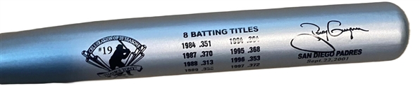 Tony Gwynn Signed Silver 20th Season Batting Titles Baseball Bat (Third Party Guaranteed)