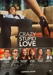 2011 Crazy, Stupid, Love Cast Signed Original On-Site 27" x 40" Movie Poster w/ Carell, Gosling, Moore & Stone! (PSA/DNA)