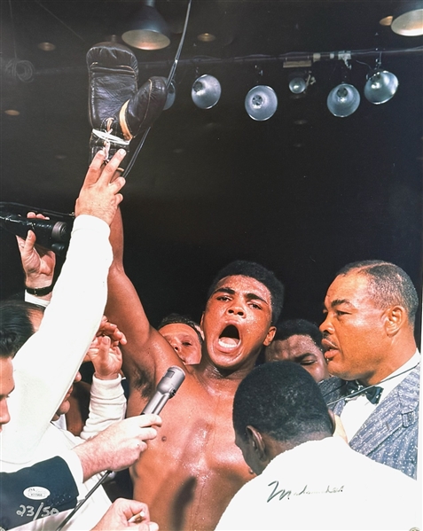 Muhammad Ali Signed Limited Edition 23/50 Over-Sized 16" x 20" Photograph (JSA)