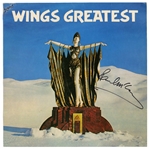 Paul McCartney Signed "Wings Greatest" Album Cover (Tracks LTD)(Beckett/BAS)