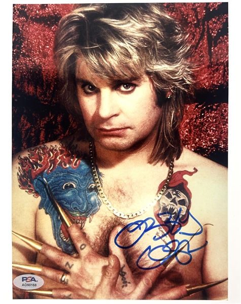 Ozzy Osbourne Signed 8" x 10" Color Photo (PSA/DNA)