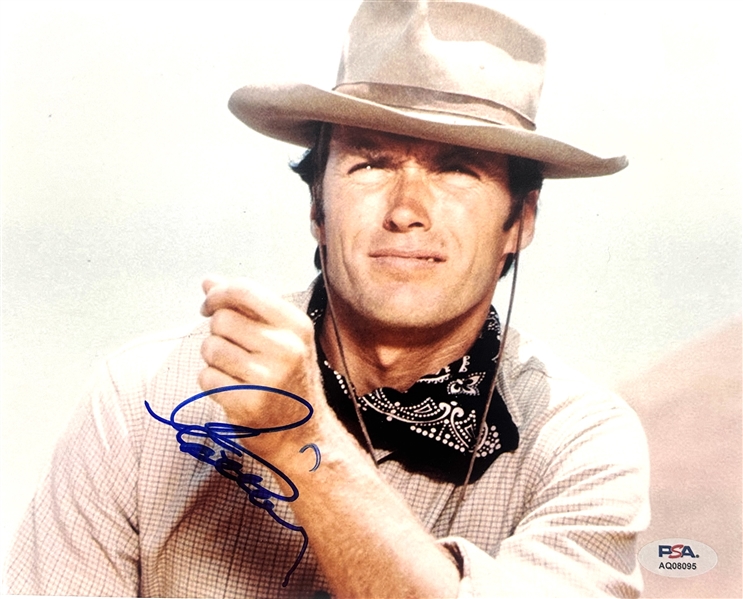 Clint Eastwood Signed 8" x 10" Color Western Photograph (PSA/DNA LOA)