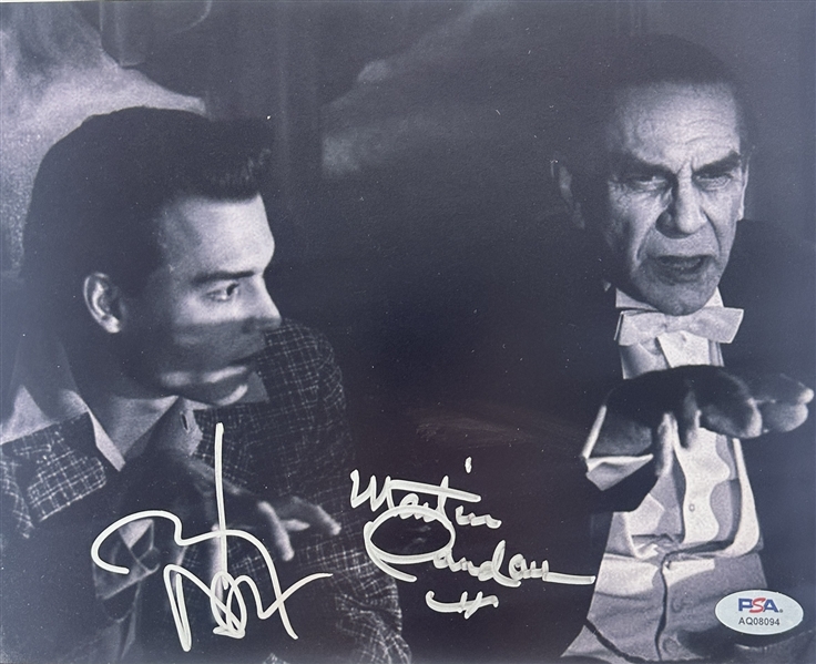 Ed Wood: Johnny Depp & Martin Landau Signed 8" x 10" Photo (PSA/DNA LOA)