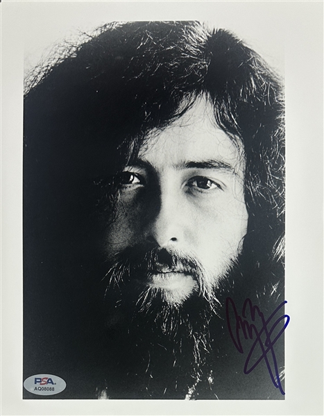 Led Zeppelin: Jimmy Page Signed 8" x 10" B&W Photograph (PSA/DNA LOA)