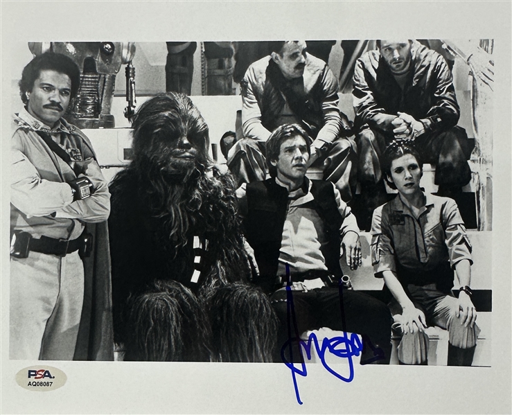 Harrison Ford Signed 8" x 10" B&W Photograph from "The Empire Strikes Back" (PSA/DNA LOA)