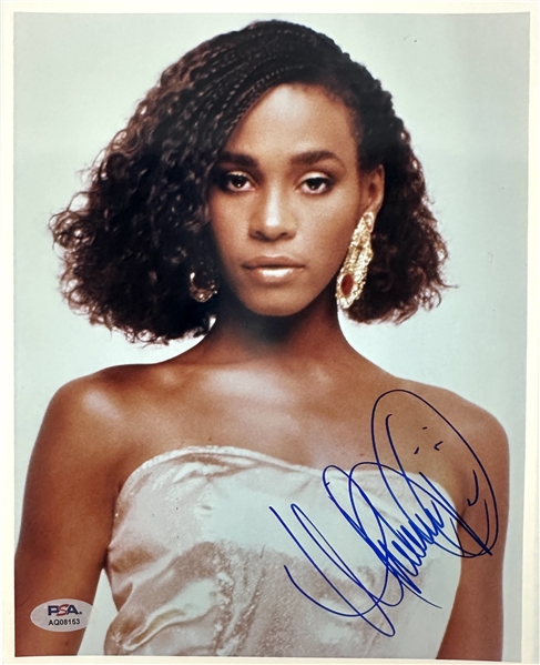 Whitney Houston Spectacular Signed 8" x 10" Color Photograph (PSA/DNA LOA)