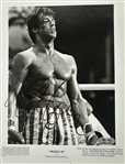 Sylvester Stallone Signed 8" x 10" B&W Promotional Photo for "Rocky IV" (PSA/DNA LOA)