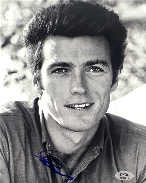 Clint Eastwood Signed 8" x 10" B&W Photograph (PSA/DNA LOA)