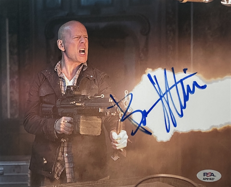 Bruce Willis Signed 8" x 10" Color Photo (PSA/DNA LOA)