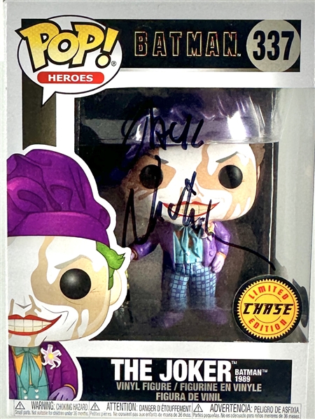 Jack Nicholson Signed Batman #337 The Joker Funko Pop (Beckett/BAS & SWAU Holograms)