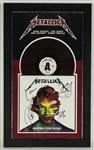 Metallica Group Signed Hardwired... To Self-Destruct Album Cover in Framed Display (4 Sigs)(PSA/DNA LOA)