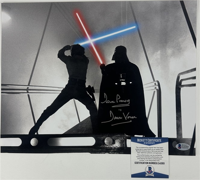 Star Wars: David Prowse Signed 11" x 14" Photo from "The Empire Strikes Back" (Beckett/BAS)