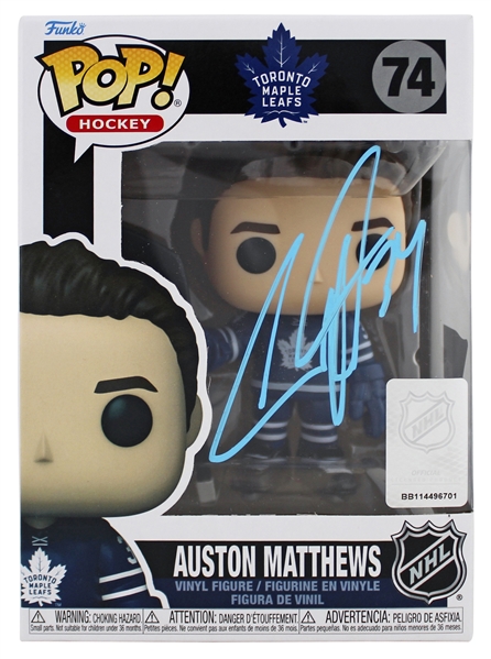 Auston Matthews Signed Funko Pop (Fanatics & Beckett/BAS)