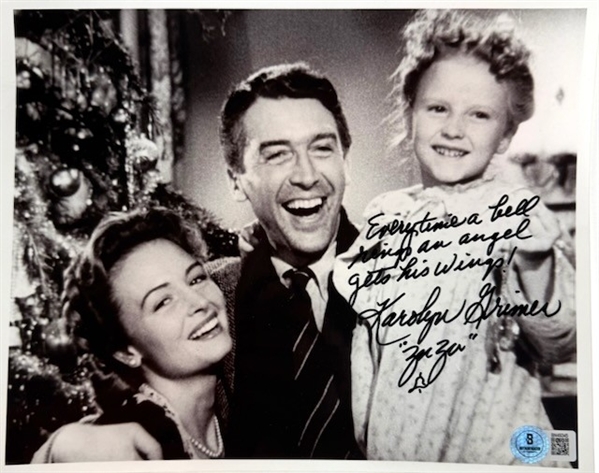 "Its a Wonderful Life" - Karolyn Grimes Signed Photograph (Beckett/BAS)