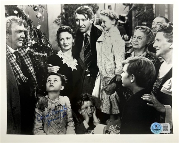 "Its a Wonderful Life" - Carol Coombs Signed Photograph (Beckett/BAS)