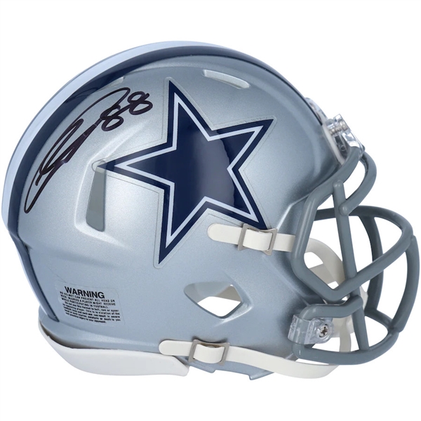 CeeDee Lamb Signed Dallas Cowboys Speed Mini Helmet (Fanatics)