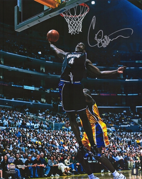 Chris Webber Signed Sacramento Kings 16"x 20" Dunk Photograph (Fanatics)