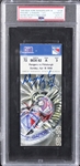 Wayne Gretzky Signed Ticket from Final NHL Game (4/18/1996 NYR vs. PIT)(PSA/DNA Encapsulated)