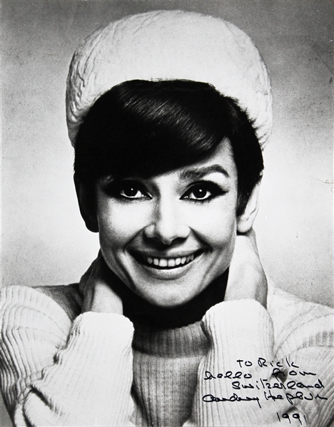 Audrey Hepburn Signed 11" x 14" B&W Photo (Beckett/BAS LOA)