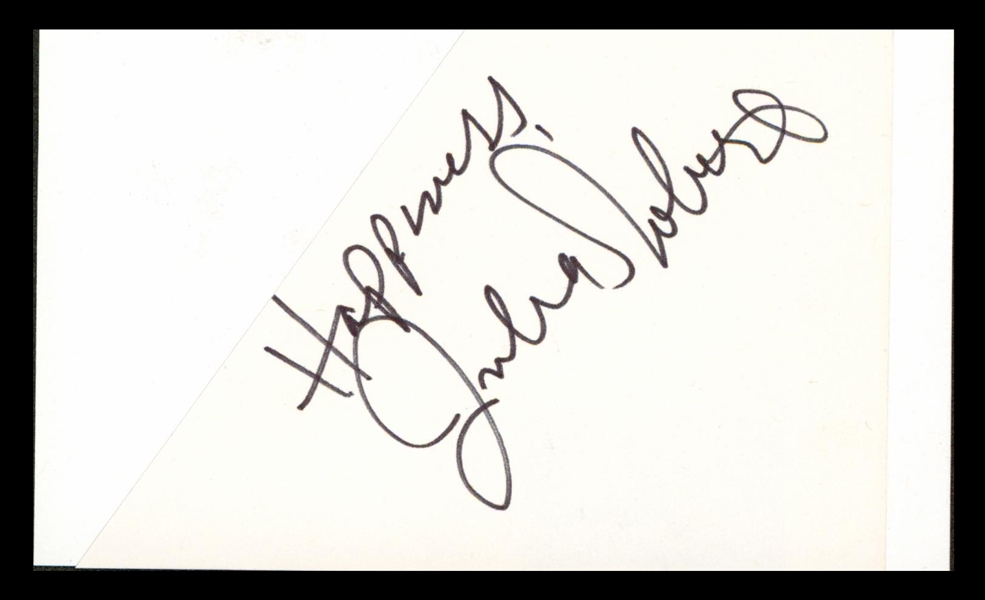 Julia Roberts Signed 3" x 4.5" Cut with Early Autograph (Beckett/BAS)