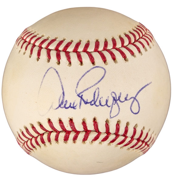 Alex Rodriguez Signed OML Baseball (JSA)