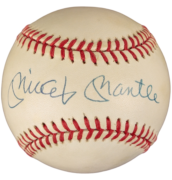 Mickey Mantle Signed OAL Baseball (JSA)