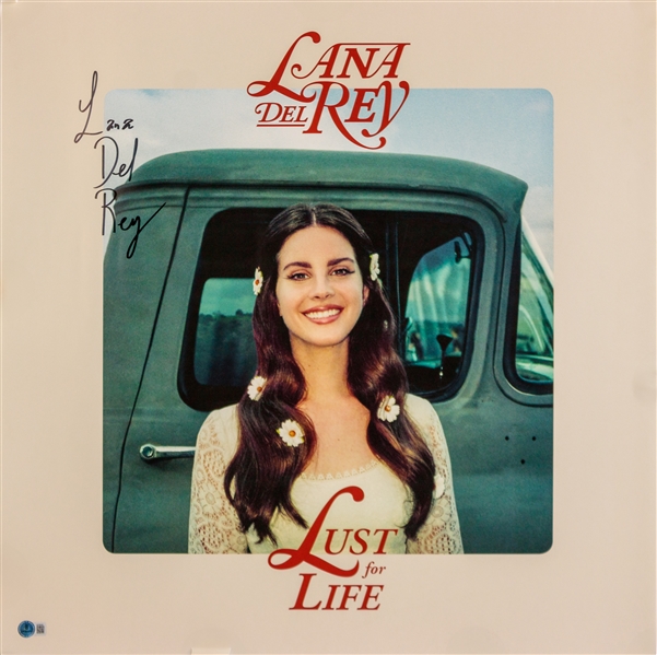 Lana Del Rey Signed 24" x 24" "Lust for Life" Poster (Beckett/BAS)