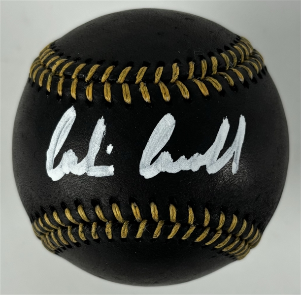 Corbin Carroll Signed Black Rawlings OML Baseball (Beckett/BAS)