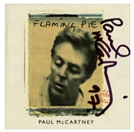 Paul McCartney 1997 Signed "Flaming" CD Booklet (Tracks LTD)(Beckett/BAS) 