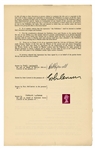 The Beatles: John Lennon & Neil Aspinall 1968 Signed White Album Memorandum "For Cry Baby Cry" (Tracks LTD)(Beckett/BAS)