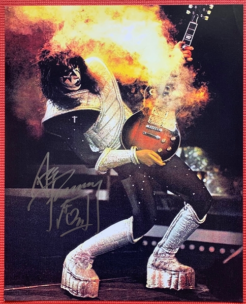 KISS: Ace Frehley Signed 16" x 20" Photo (Beckett/BAS)