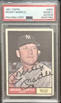 Mickey Mantle Signed 1961 Topps #300 (PSA/DNA)