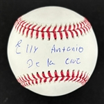 Elly De La Cruz Signed OML Baseball w/ Full Name Autograph (Beckett/BAS Witnessed)