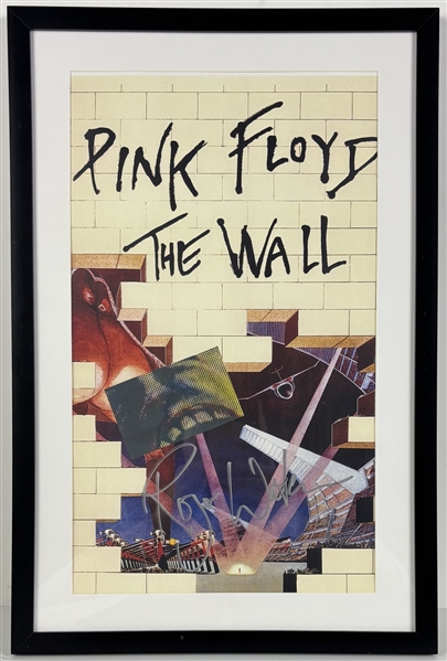 Pink Floyd: Roger Waters Signed Print in Framed Display (Floyd Authentic)(Third Party Guaranteed)