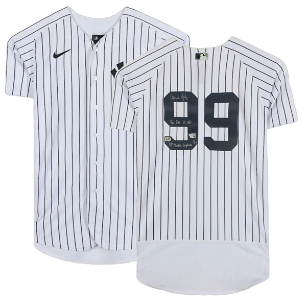 Aaron Judge Signed & "16th Yankee Captain" Insc. Ltd. Ed. Authentic Jersey (Fanatics)