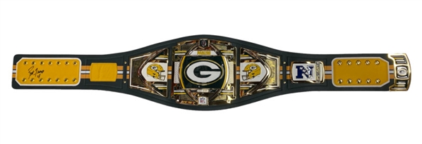 Brett Favre Signed Green Bay Packers WWE Championship Belt (Beckett/BAS)