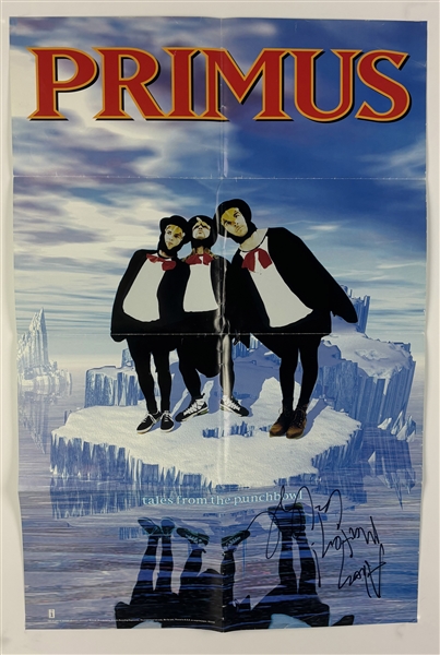 Primus: Les Claypool Signed 20" x 30" Poster (Third Party Guaranteed)