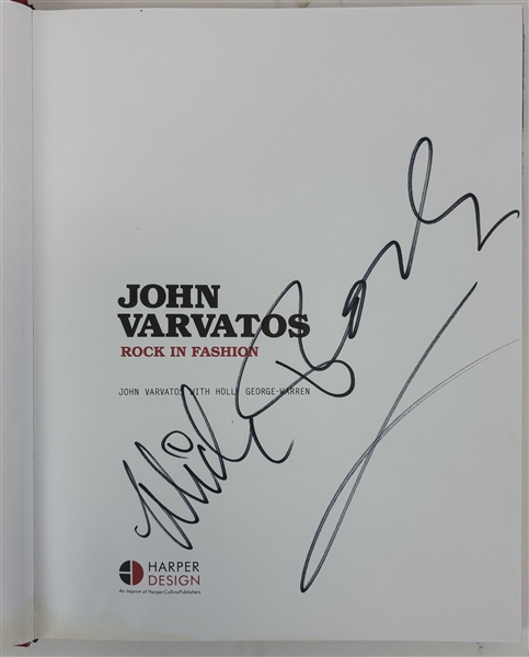 John Varvatos, Billy Gibbons, & Dusty Hill Signed "Rock in Fashion" Hardcover Book (Third Party Guaranteed)