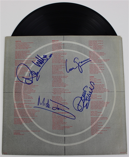 Foreigner: Multi-Signed "Foreigner 4" Vinyl Insert w/ Cover (4 Sigs)(ACOA)