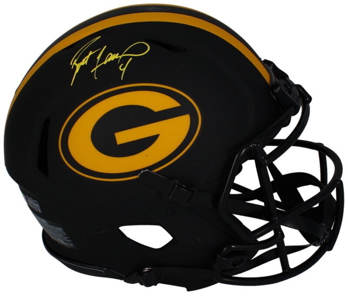 Brett Favre Signed Packers Eclipse Authentic Speed Helmet (Beckett/BAS)