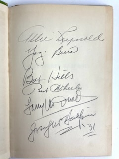 Yogi Berra & Allie Reynolds Signed First Edition Copy of "Butchered Baseball" (Beckett/BAS)